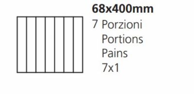 Grille 68x400mm - 7x1