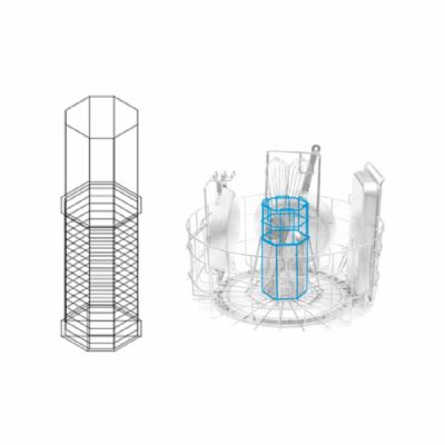 Panier ustensiles pour lave-batterie à granules Panier ustensiles pour lave-batterie à granules
