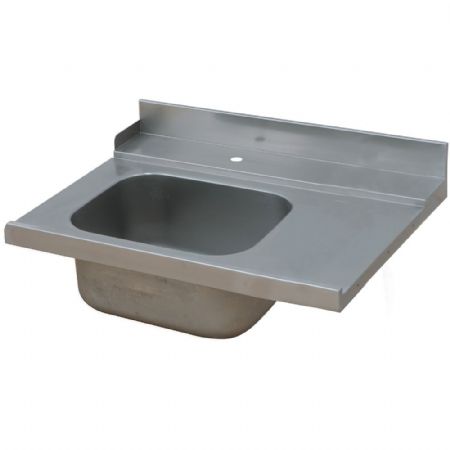 Table d'Entrée de jonction prélavage droite 700x700 mm - Diamond - GSR-07