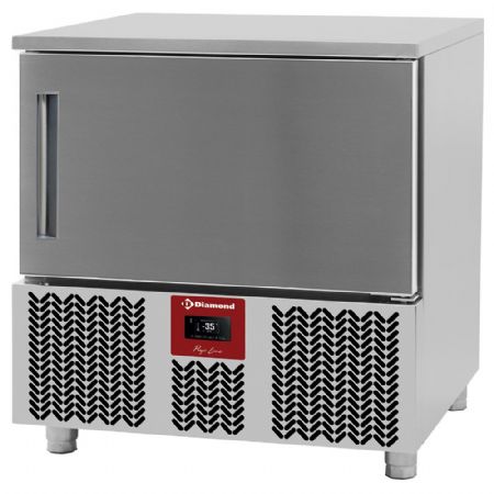 Cellule de Refroidissement 5 niveaux GN 1/1 ou 600x400 mm 12 kg +70°C +3°C et 8 kg +70°C -18°C - Diamond Promo - GTP-5/N2 Cellule de Refroidissement 5 niveaux GN 1/1 ou 600x400 mm 12 kg +70°C +3°C et 8 kg +70°C -18°C - Diamond Promo - GTP-5/N2