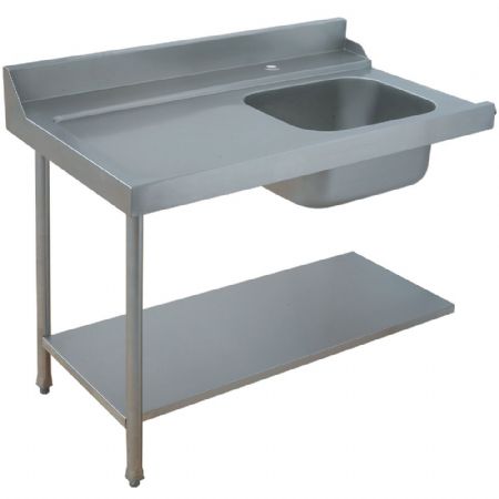 Table d'entre pour prlavage gauche - 1500 x 700 x 850mm