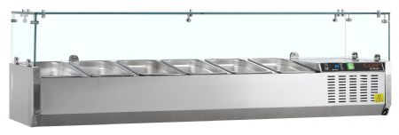 Vitrine réfrigérée GN1/4 inox 36 L +2 à +8 °C positive - Tefcold - GVC33-150 Vitrine réfrigérée GN1/4 inox 36 L +2 à +8 °C positive - Tefcold - GVC33-150