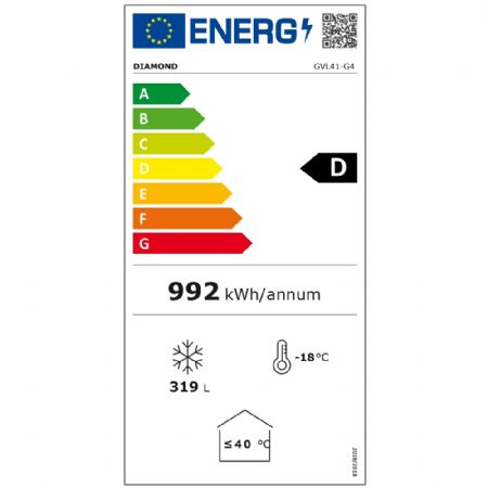 Conservateur bahut, couvercles coulissants, 410 litres - Diamond Promo - GVL41-G4
