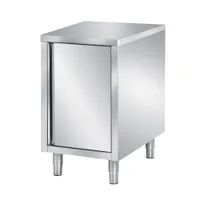 Table de travail avec armoire neutre avec une porte battante sans dosseret 700x800 mm