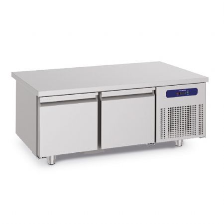 Soubassement rfrigr 700 mm avec 2 tiroirs 1/1 pour appareils de cuisson 900, 1200 mm