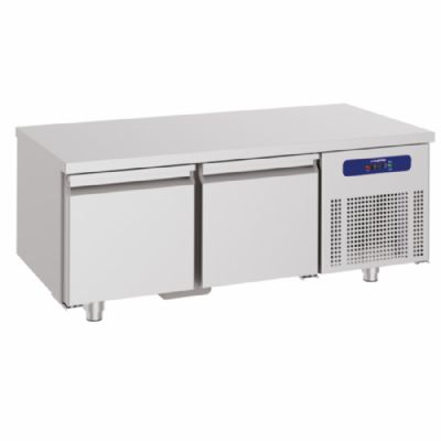 Soubassement froid inox 2 tiroirs GN 1/1 - plage de température -2/+8°C Soubassement froid inox 2 tiroirs GN 1/1 - plage de température -2/+8°C