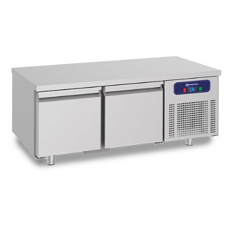 Soubassement rfrigr 700 mm avec 2 tiroirs GN 1/1 pour appareils de cuisson, 1200 mm