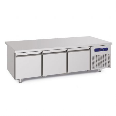 Soubassement rfrigr avec 3 tiroirs GN1/1 pour appareils de cuisson 900 - largeur 1600 mm