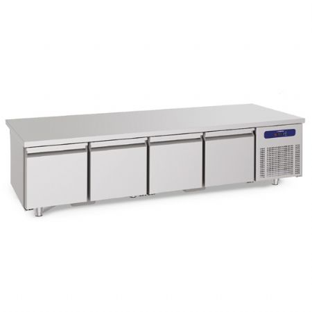 Soubassement rfrigr avec 4 tiroirs GN1/1 pour appareils de cuisson 900 - largeur 2200 mm