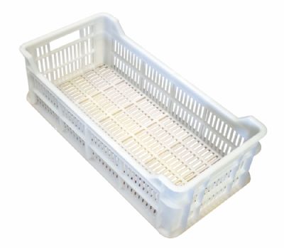 Panier plastique perfor infrieur pour armoire ngative - 620x300x185 mm