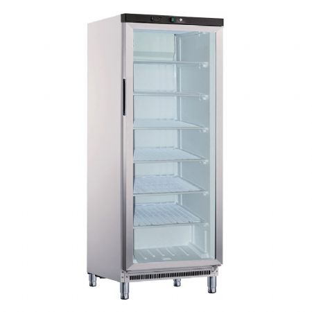 Conglateur professionnel blanc -18 / -22 C - 1 porte vitre - 570L