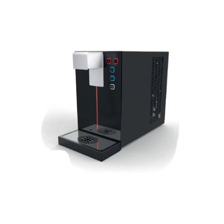 Distributeur à eau froide, ambiante, chaude et gazeuze noir de table debit continu 3L - 20L/h Distributeur à eau froide, ambiante, chaude et gazeuze noir de table debit continu 3L - 20L/h