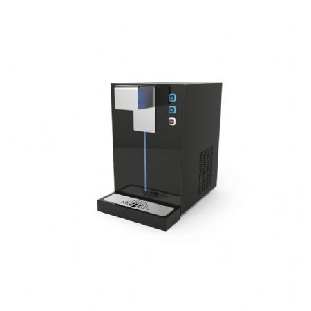 Fontaine à eau réfrigérée à poser avec banc de glace et débit 20 L/h - Celli-cosmetal - HI-CLASS-TOP20IB-ACWG
