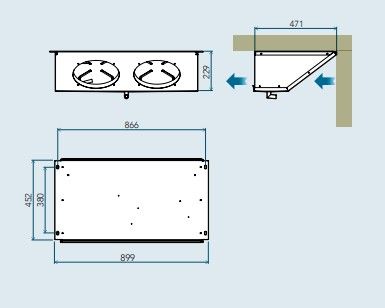 GROUPE FRIGORIFIQUE FRACTIONNE R452A 5C  -5C TRIPHASE
