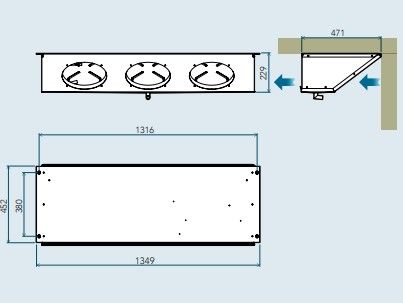 GROUPE FRIGORIFIQUE FRACTIONNE R452A 5C 51,2m3  -5C 30,6m3 pour TA 32C