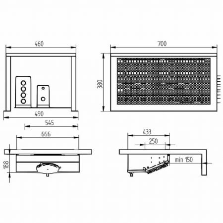 Groupe frigorifique monobloc -25°C à -15°C 5 m³ - Diamond - HN170M-1R