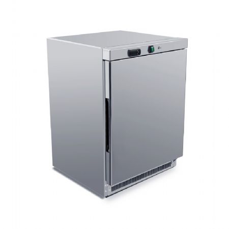 Armoire rfrigre positive petit volume 1 porte pleine inox +2 / +8 C - 130L