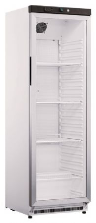 Armoire réfrigérée professionnelle porte vitrée blanche 350 L - Furnotel - HR401VX