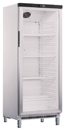 Armoire réfrigérée professionnelle porte vitrée blanche 570 L - Furnotel - HR601VX