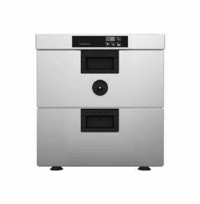 Armoire chauffe-plats inox pour bacs 2xGN 1/1 température 30/120°C Armoire chauffe-plats inox pour bacs 2xGN 1/1 température 30/120°C