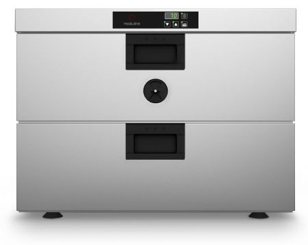 Tiroirs de maintien au chaud 2 bacs GN 1/1 660x585x505 mm - Moduline - HSW012E