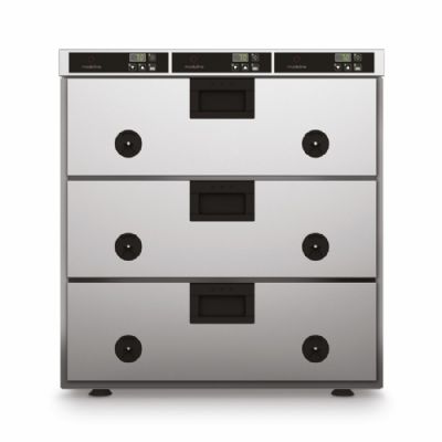 Tiroirs chauffe-plats inox 3 bacs GN1/1 plage 30/120°C 705x680x835 Tiroirs chauffe-plats inox 3 bacs GN1/1 plage 30/120°C 705x680x835