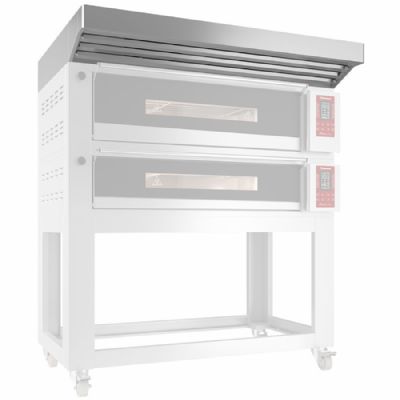 Hotte avec moteur pour fours 1660 x 1280 x 230 mm
