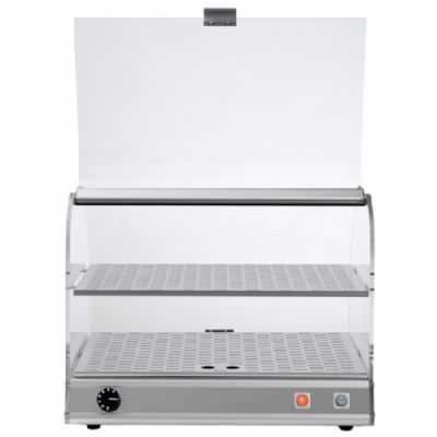 Armoire chauffante 2 niveaux vitre bombée - monophasé puissance 0,45 kW Armoire chauffante 2 niveaux vitre bombée - monophasé puissance 0,45 kW