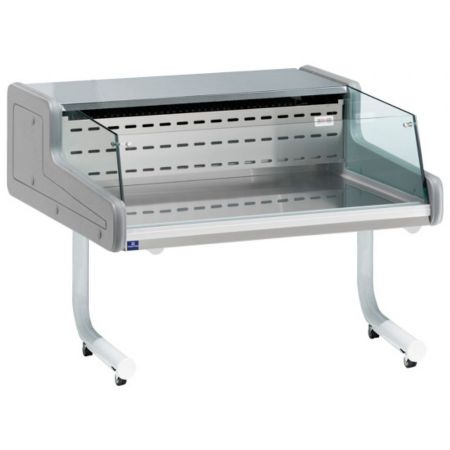 Vitrine transportable réfrigérée statique self-service sur roulettes, +2°/+5°C, 1500 mm - Virtus - IBB0011
