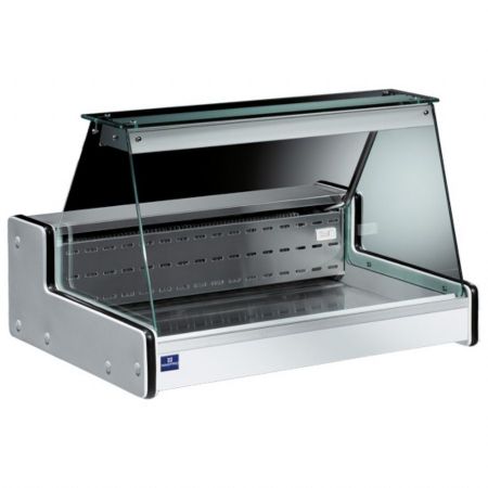 Vitrine comptoir présentation réfrigéré statique de table positive, 930 mm - Virtus - IBC0001
