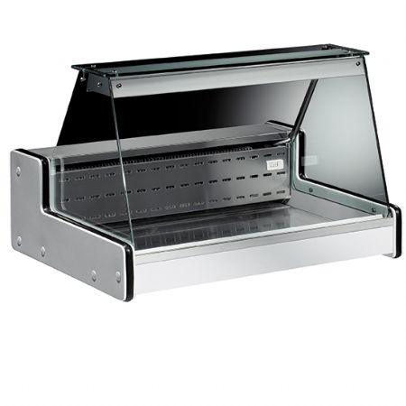 Vitrine comptoir présentation réfrigéré statique de table positive, 930 mm - Virtus - IBC0002