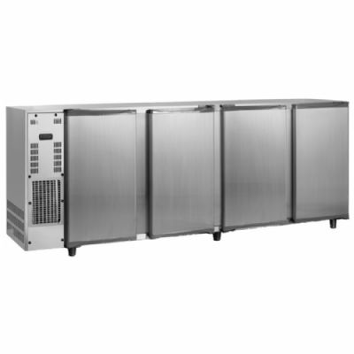 Réfrigérateur bar inox 4 portes battantes froid -2/+8°C volume 794 L Réfrigérateur bar inox 4 portes battantes froid -2/+8°C volume 794 L