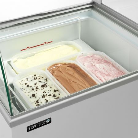 Congélateur à crème glacée de 144L allant de -24 à -14°C  avec gaz réfrigérant R290