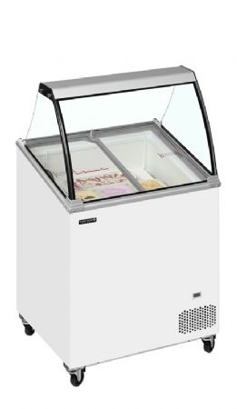 Congélateur à crème glacée de 144L allant de -24 à -14°C  avec gaz réfrigérant R290