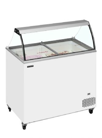 Congélateur à crème glacée de 255L allant de -24 à -14°C - 1010x630x1250mm