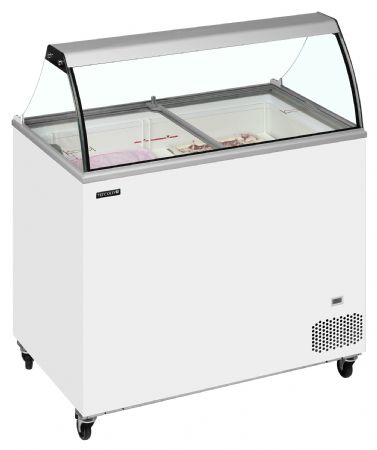 Congélateur de crème glacée couvercles coulissants -24 à -14 °C - Tefcold - IC302SC-SO