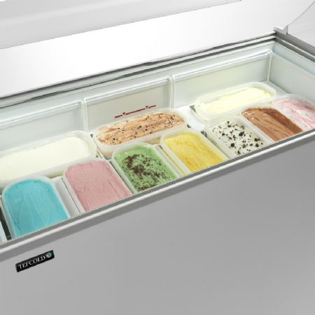 Congélateur à crème glacée de 398L alllant de -24 à -14°C  avec gaz réfrigérant R290