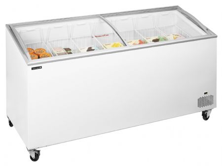 Congélateur bahut couvercle vitré de crème glacée - Tefcold - IC552SCEB