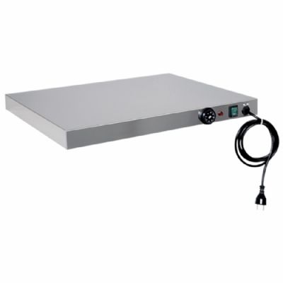 Plaque de cuisson inox  poser monophase puissance 0,6 kW format 1000x500 mm