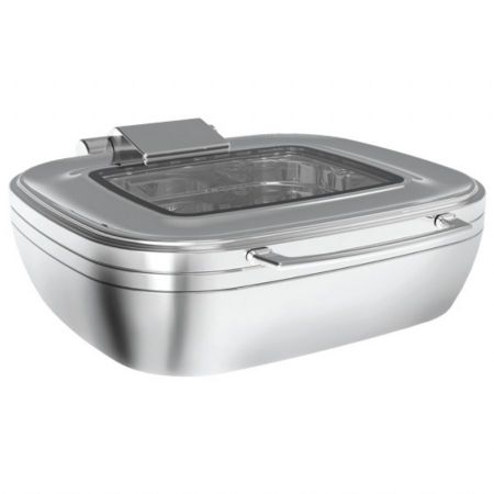 Soupière rectangulaire 5,5 L, 485x540x165 mm - Virtus - ICC0051
