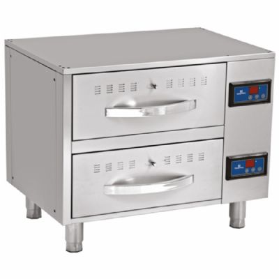 Tiroirs chauffants inox 2 compartiments GN 1/1 puissance 4 kW monophasé Tiroirs chauffants inox 2 compartiments GN 1/1 puissance 4 kW monophasé