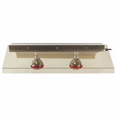 Lampes infrarouges sur support suspendu inox avec 2x GN 1/1 et 2 lampes Lampes infrarouges sur support suspendu inox avec 2x GN 1/1 et 2 lampes