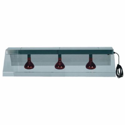 Lampes infrarouges sur support suspendu inox avec 3x GN 1/1 Lampes infrarouges sur support suspendu inox avec 3x GN 1/1