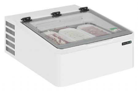 Vitrine réfrigérée de glacier congélateur crème glacée 3 bacs -22 à -10 °C - Tefcold - ice3
