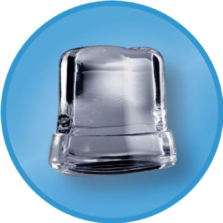 Machine à glaçons professionnelle cubes avec réserve 40 kg production 67 kg - Diamond - ICE70A-R2-42G-