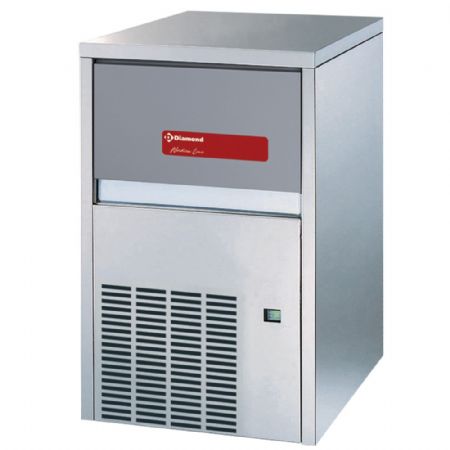 Machine à glace granulée professionnelle avec réserve 10 kg production 67 kg - Diamond - ICE70WS-R2
