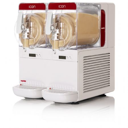Distributeur de Boissons 2 cuves 6+6 L granité et frappé - Ugolini - ICON-EASY6/2