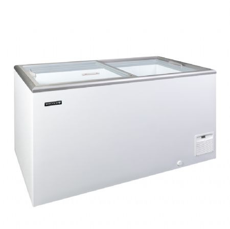 Congélateur coffre blanc plage de froid -23/-16°C volume utile 426/345 L