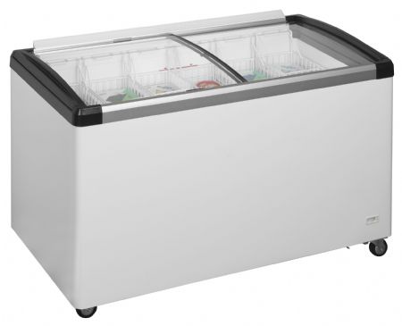 Congélateur bahut couvercle vitré de crème glacée - Tefcold - IDB400-W1