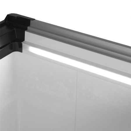 Congélateur bahut couvercle vitré de crème glacée - Tefcold - IDB400-W1